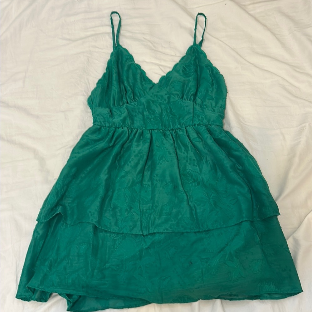 Teal Sleeveless Dress